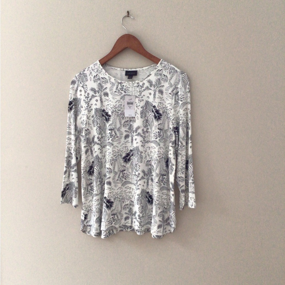 JJill tunic top, size M.  New, with tags, never worn.